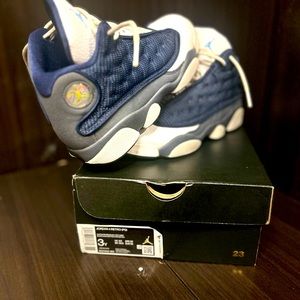Size 3Y - Jordan 13 Blue Flint